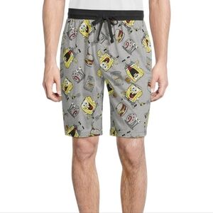 Spongebob mens sleep shorts pjs size XL 40- 42  NWT